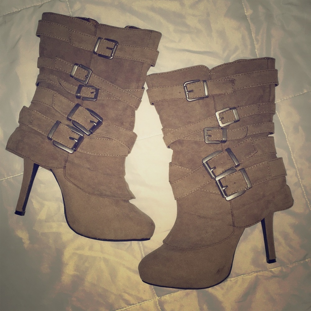 Charlotte Russe heeled boots